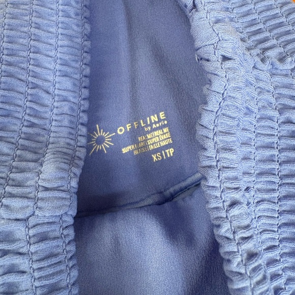 OFFLINE by Aerie Real Me High Waited Flare Pants, ECU - Picture 4 of 8